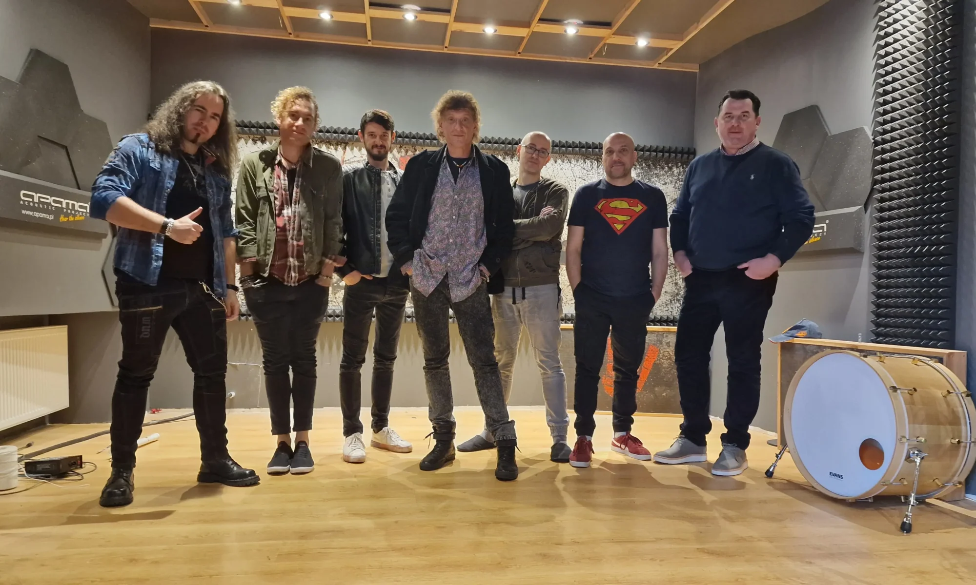 muzycy zespołu Alergen, Dewódzki & Nieć w studiu nagraniowym