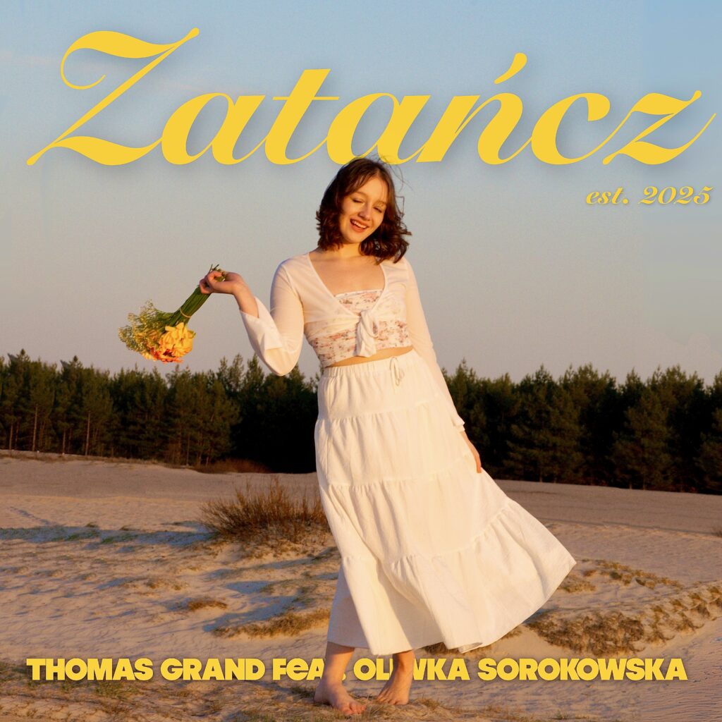 okładka ZATAŃCZ thomas Grand Oliwka Sorołowska